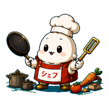 料理するジローくん